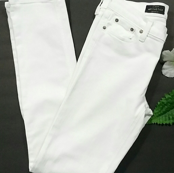 COPY - J CREW Matchstick Jeans WHITE Jeans👌 - Picture 2 of 8